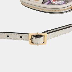 Gucci Multicolor Canvas and Leather Ophidia Supreme Flora crossbody Bag
