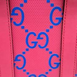 Gucci Pink Leather Supreme Mini Tote and Shoulder Bag