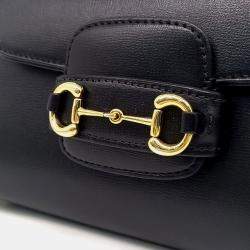Gucci Black Leather Horsebit 1955 Mini Bag