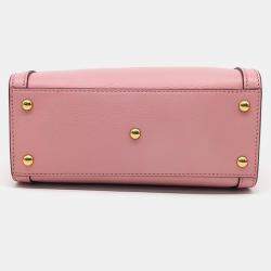 Gucci Pink Leather Diana tote and shoulder bag