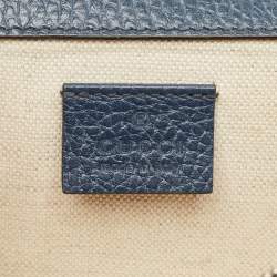 Gucci Navy Blue Leather Small Dionysus Shoulder Bag