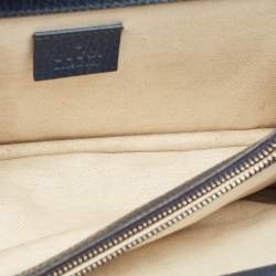 Gucci Navy Blue Leather Small Dionysus Shoulder Bag