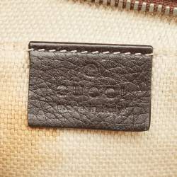 Gucci Brown/Orange Python Small Soho Disco Crossbody Bag