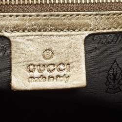 Gucci Metallic Leather Hysteria Bow Tote
