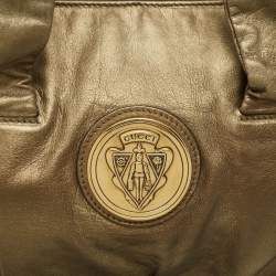 Gucci Metallic Leather Hysteria Bow Tote