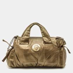Gucci Metallic Leather Hysteria Bow Tote