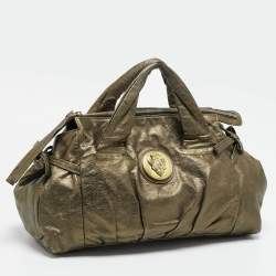 Gucci Metallic Leather Hysteria Satchel