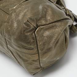 Gucci Metallic Leather Hysteria Satchel