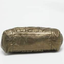Gucci Metallic Leather Hysteria Satchel