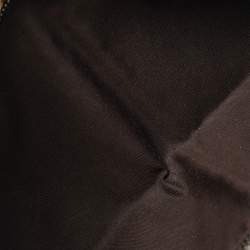 مملوكة مسبقًا Gucci Dark Brown/Beige GG Canvas Web Double Pocket Belt Bag