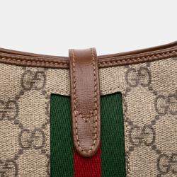 Gucci Brown Mini GG Supreme Jackie 1961 Crossbody