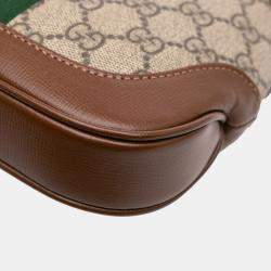 Gucci Brown Mini GG Supreme Jackie 1961 Crossbody