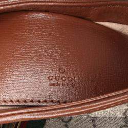 Gucci Brown Mini GG Supreme Jackie 1961 Crossbody