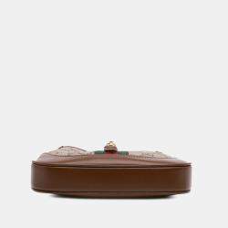 Gucci Brown Mini GG Supreme Jackie 1961 Crossbody