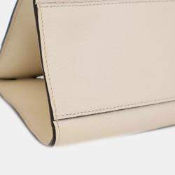 Gucci White Medium Web Linea Butterfly Totem Satchel
