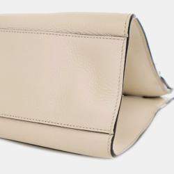 Gucci White Medium Web Linea Butterfly Totem Satchel
