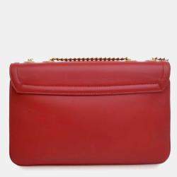 Gucci Red Medium Leather Rajah Crossbody
