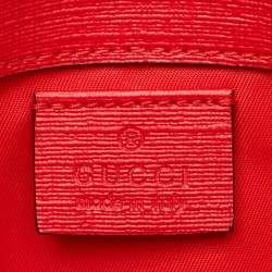 Pre Owned Gucci Beige GG Supreme Canvas Butterfly Waist Belt Bag