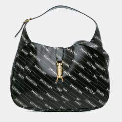 Gucci Black Balenciaga The Hacker Project Medium Calfskin Jackie 1961 Crossbody Bag