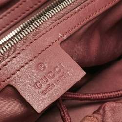 Gucci Pink/Beige GG Supreme Canvas Blooms Drawstring Bakcpack