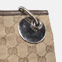 Gucci Beige/Brown GG Canvas and Leather Eclipse Messenger Bag