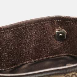 Gucci Beige/Brown GG Canvas and Leather Eclipse Messenger Bag