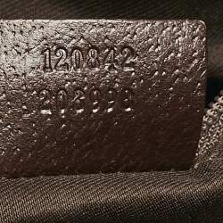 Gucci Beige/Brown GG Canvas and Leather Eclipse Messenger Bag