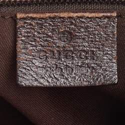Gucci Beige GG Canvas Web Shopper Tote