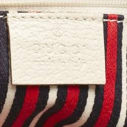 Gucci Blue Logo Denim and Leather Abbey D-Ring Messenger Bag