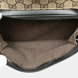 Gucci Brown Small GG Supreme Eden Day Backpack