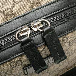 Gucci Brown Small GG Supreme Eden Day Backpack