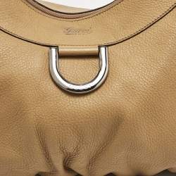 Gucci Tan Leather Abbey D-Ring Shoulder Bag