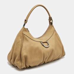 Gucci Tan Leather Abbey D-Ring Shoulder Bag