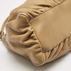Gucci Tan Leather Abbey D-Ring Shoulder Bag