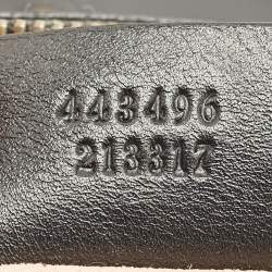 Gucci Black Matelasse Leather Medium GG Marmont Shoulder Bag