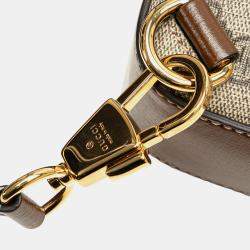 Gucci Brown GG Supreme Interlocking G Sling Bag