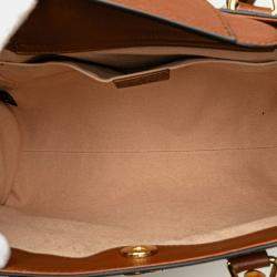 Gucci Brown Leather Small Bamboo Diana Satchel
