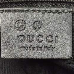 Gucci Green GG Canvas Abbey D-Ring Tote