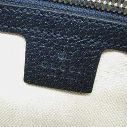 Gucci Blue Dark Navy GG Canvas Leather Waist Bag