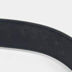 Gucci Blue Dark Navy GG Canvas Leather Waist Bag