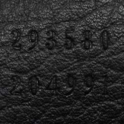 Gucci Black GG Canvas and Leather Abbey D-Ring Shopper Tote