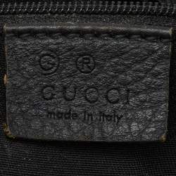 Gucci Black GG Canvas and Leather Abbey D-Ring Shopper Tote