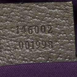 Gucci Multicolor Velvet and Leather Horsebit Treasure Small Boston Bag
