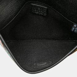 Gucci Black Psychedelic GG Supreme Belt Bag