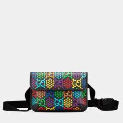 Gucci Black Psychedelic GG Supreme Belt Bag