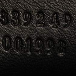 Pre Owned Gucci Black Microguccissima Patent Leather Medium Broadway Clutch
