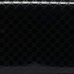 Pre Owned Gucci Black Microguccissima Patent Leather Medium Broadway Clutch