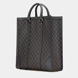 Gucci Grey Medium GG Supreme Ophidia Satchel
