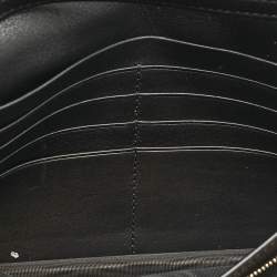 Gucci Black Microguccissima Leather Flap Crossbody Bag