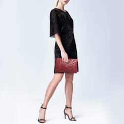 Gucci Red Matelasse Python GG Marmont Zip Pouch 